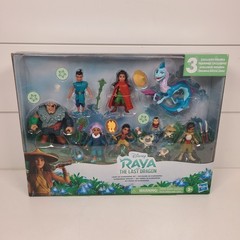 Disney Raya and the Last Blue Dragon Land of Kumandra Playset 20+ Pieces NEW