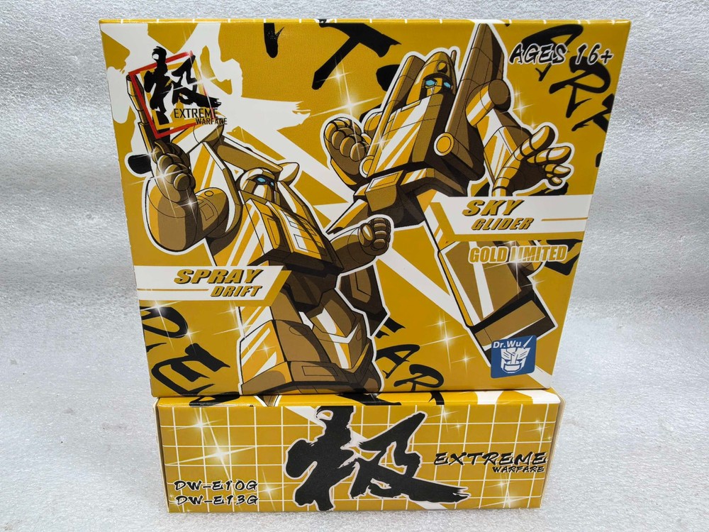 New Transformation toys Extrme Warfare Dr.WU DW-E10G DW-E13G Figure In Stock