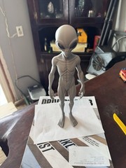 Grey Alien Action Figure 12” Tall! New Species!