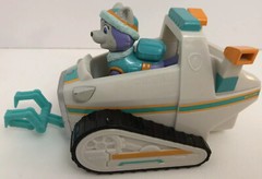Paw Patrol Everest Arctic Rescue Dog Toy Figure w Snowmobile Husky Spin Master
