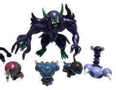 Pokemon Battle Action Figure Lot of 7 Skorupi Misdreavis Grimmsnarl Hoothoot