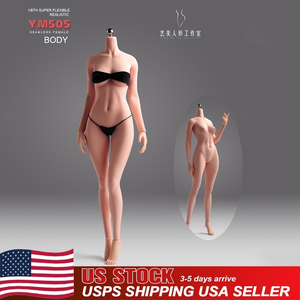 USA YM YM505B 1/6 Female Mature Woman Large Chest 12in Action Figure Body Model