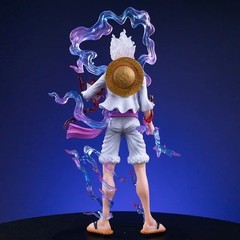 One Piece Luffy Gear 5 Nika 21cm PVC Figure Sun God Statue Collectible Toy Gift