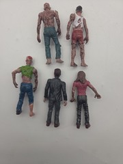 BOHS Zombie Action Figures Scary Toys Lot Of 5 Removable Limbs Body Parts Horror