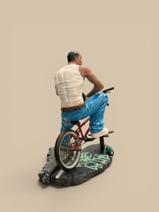 CJ Johnson Grand theft Auto San Andreas figure. NEW 1:10 Scale
