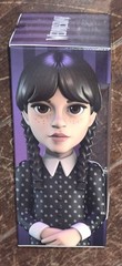MINIX Collectible Figurines Wednesday TV Series: #123 WEDNESDAY ADDAMS w/THING
