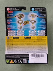 Beyblade Burst Evolution Driger S and Dragoon F Spinning Top Damaged Packaging