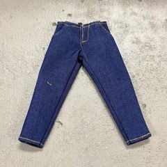 MO-VTJ-BU: 1/12 Blue Denim Jeans for 6″ Muscular figure body
