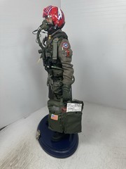 1/6 US NAVY F-14 “TOP GUN” GOOSE ANTHONY EDWARDS TOMCAT FIGHTER PILOT +STAND