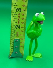 Jim Henson’s The Muppets 1978 Kermit the Frog Toy Figure Action Bends 3”