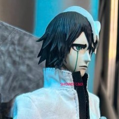 1/12 Painted BLEACH Ulquiorra cifer Head Carving For 6″ SHF Action Figure Body
