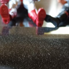 Marvel Iron Man & Thor Plastic Action Figure Lot w/ Hammer, Red/Silver/Black
