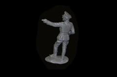 WWII German Rommel Field Marshall MARX playset plastic toy soldiers 54mm