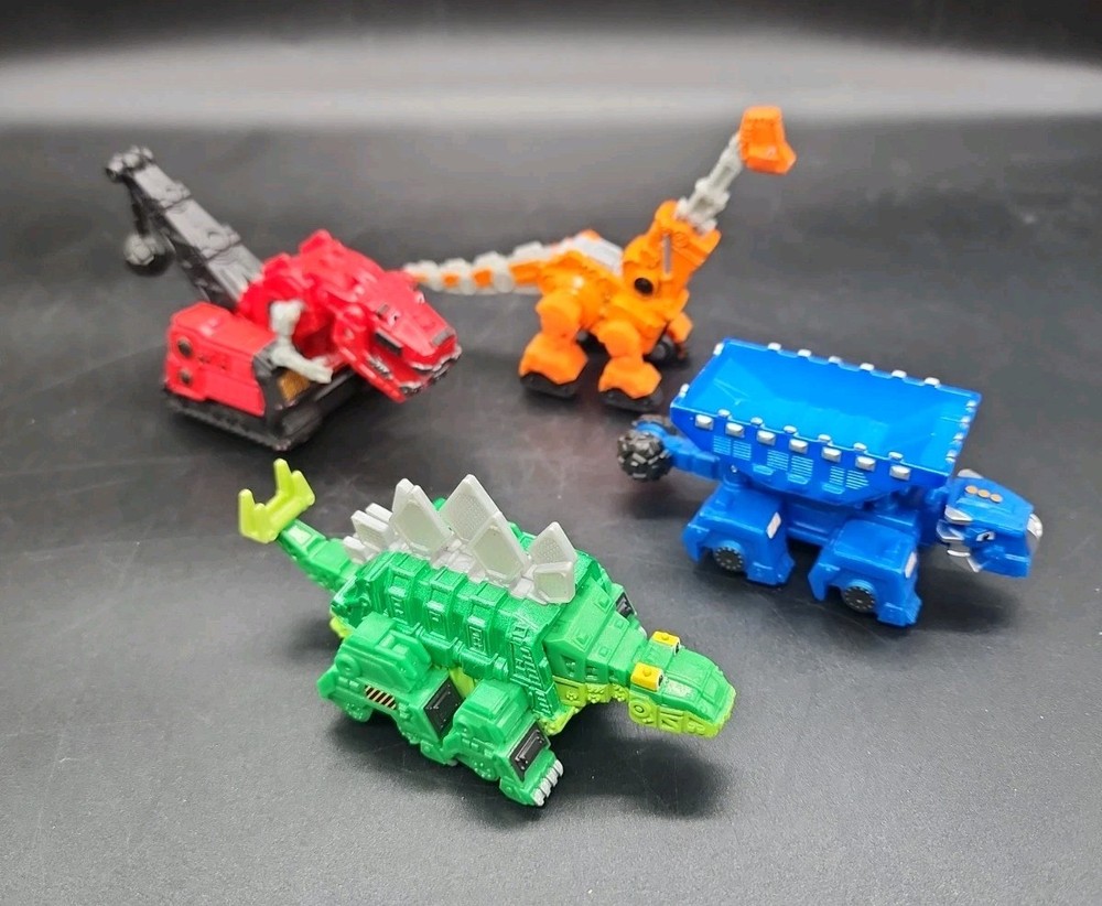 Dreamworks Dinotrux Diecast Vehicle Lot Of 4