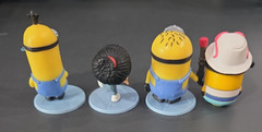 2013 Despicable Me 2 Carl, Agnes and Tim 2” Thinkway Toys + Snorkle Minion