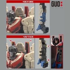 For Studio Series One Starscream Filling Parts Upgrade Kit Accessories GO BETTER