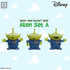 HEROCROSS HVS #015 Disney Toy Story Alien Set #A 3” Vinyl Figure