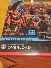 Hasbro Transformers Studio Series Leader Class Constructicon Overload-New