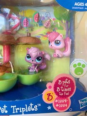 Littlest Pet Shop Triplets Squirrels #1882 #1883 #1884 NEW IN BOX