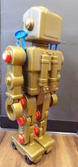1969 Tomy Japan 30″ tall Giant Robot Pre Popy Jumbo Machinder Shogun Warriors
