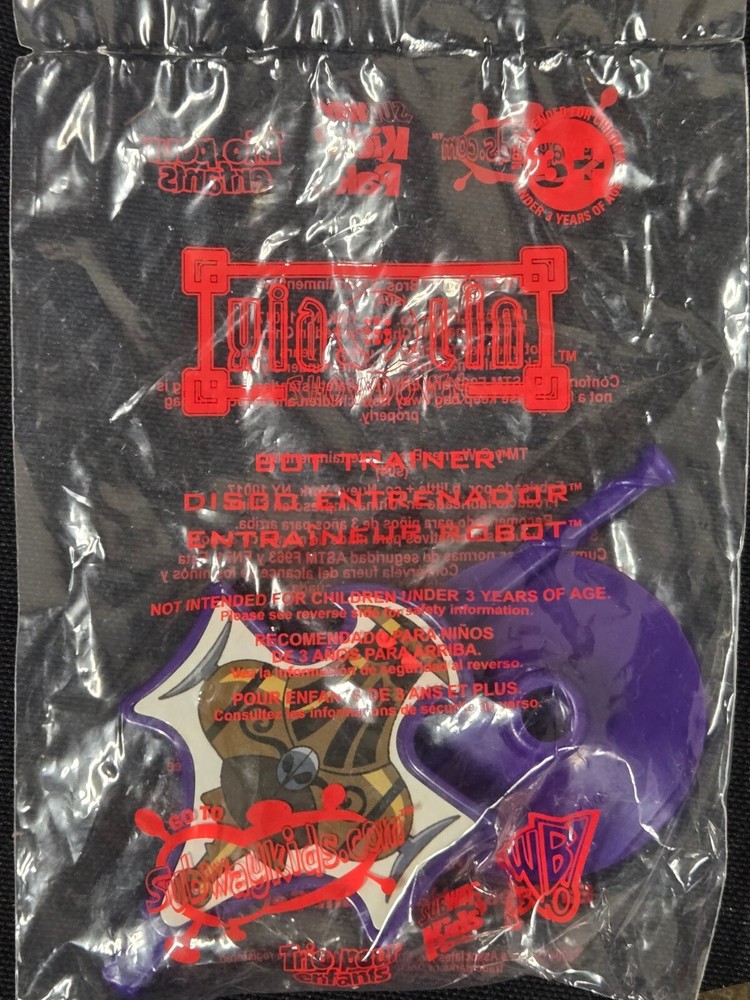 Subway Xia Lin Showdown Bot Trainer 2004 Kids Meal Action Figure Toy Rare Sealed