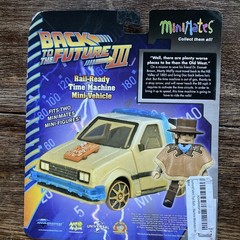 Back To The Future Minimates Vehicle Rail Ready Time Machine Old West Marty