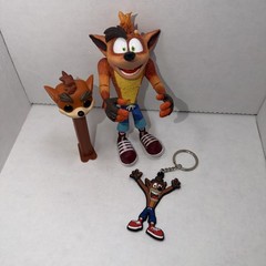 NECA – Crash Bandicoot Sony PlayStation 6” Action Figure ( Missing Eyebrow)
