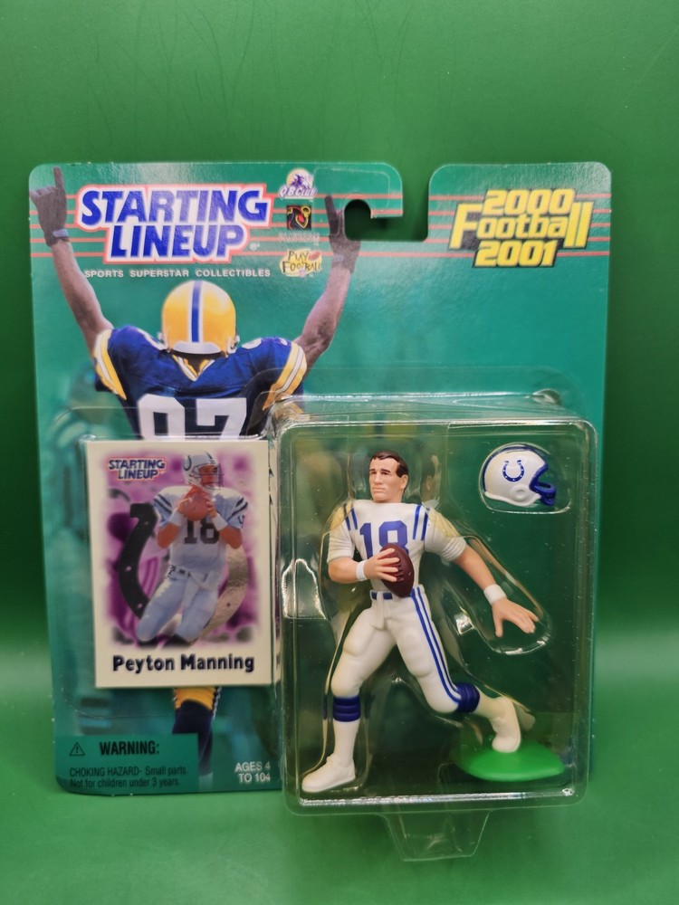 Peyton Manning 2000 2001 Starting Lineup Figure White Jersey New Sealed SLU🔥