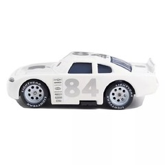 2PCS Disney Pixar Cars White Apple Mack Hauler Truck+Car 1:55 Diecast Toys Gifts
