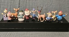 2002-2003 Playing Mantis/The Rudolph Company Rudolph Mini Figures Set Of 10