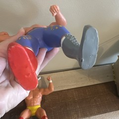 Two 1984 WWF WWE TITAN Wrestling Figures Vintage 80s Toys