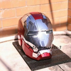 Autoking Iron Man Mk5 1:1 Helmet Wearable Voice-control Mask Cosplay Silver/Gold