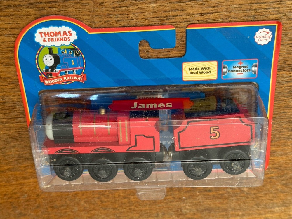 2007 Learning Curve Wooden Thomas Train James! Read