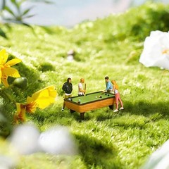 1:64 Scale Mini Pool Table Model Suitable Resin Scale Scenes Props Trendy