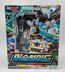[MUSCLE HYDE] Metal Cardbot S Transformation Cargo Crane Action Figure Toy 2024
