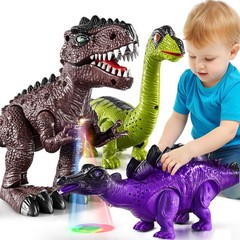 JUKUDAHU Dinosaur Toys for Kids 3 4 5 6 7 8 Years Old – Electronic Walking Di…