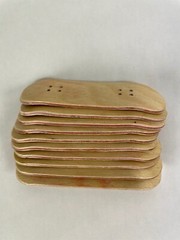 FINGERBOARD WOODEN TECH DECK SKATEBOARD NATURAL WOOD GRAIN LOT OF 10