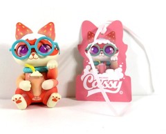 Moetch Cassy Cat Drink Series Mini Figure Strawberry Milkshake NEW