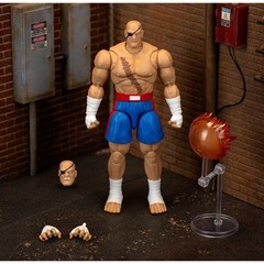 Set of 3 Street Fighter II SAGAT, BLANKA & VEGA 6″ AF by Jada Toys
