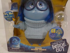 N A327 Disney Pixar Inside Out Deluxe Talking Sadness Figure