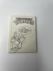 1989 TMNT Turtle Flush-o-matic Instructions Blueprints Vintage Playmates