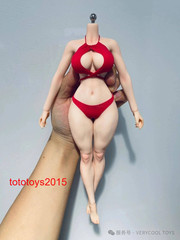 VERYCOOL VCD-03A 1/6 Big Breasts Female Action Figure Pale Body Fit 12” Head