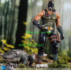 Hiya Toys 1/18 G.I.Joe Master Croc Fiona Cibani 11cm Action Figure New Toys