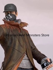 Watch Dogs 24cm Aiden Pearce Action Figure Anime Figurine Collectible Model Toy