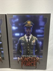 Operation Monster Force Action Figure Lot: Doctor Caligari And General Brown NIB