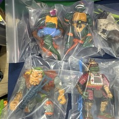Vtg Teenage Mutant Ninja Turtles Figures TMNT Lot X8 80s 90s Almost Complete