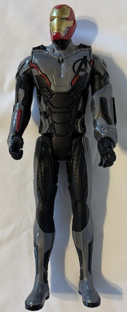Avengers Endgame Titan Hero Power FX Iron Man 12” Action Figure Red/Gold Helmet