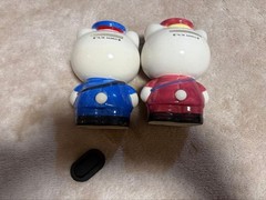 Hello Kitty Figure Sanrio Post Office Pottery Piggy Bank Not for Sale