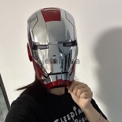 US AUTOKING Iron Man MK5 1:1 Helmet Wearable Voice-controlled Mask Cosplay Prop