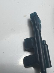 VINTAGE KENNER STAR WARS 1980 V4 IMPERIAL IG-88 BLASTER GUN COMPLETE TRANSLUCENT